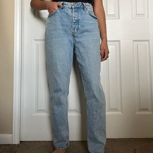 Abercrombie & Fitch Curve Love The Dad High Rise